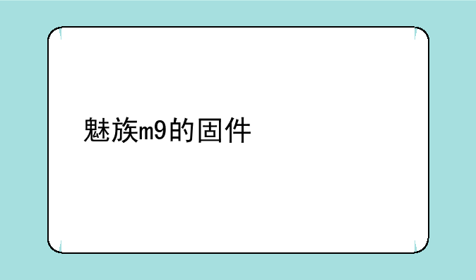 魅族m9的固件信息