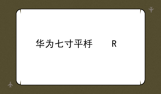 华为七寸平板电脑