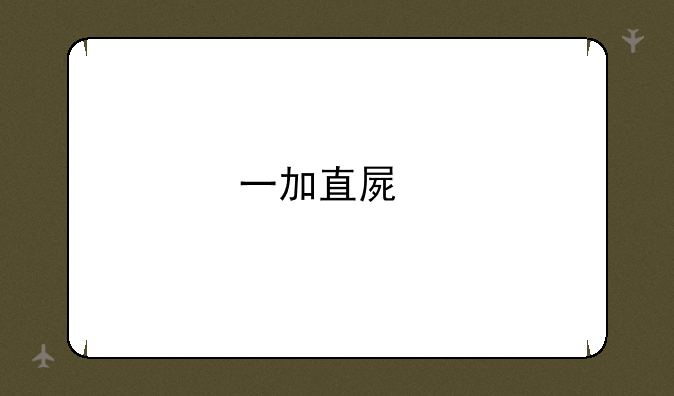 一加直屏手机有哪些