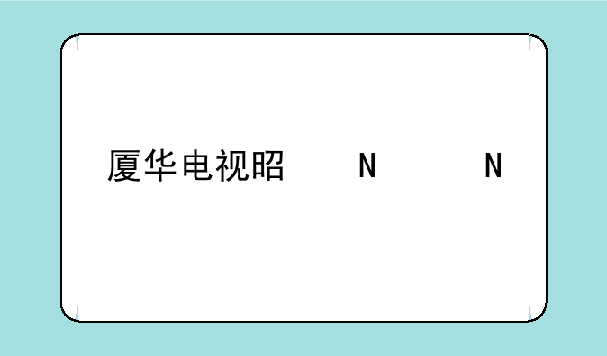 厦华电视是哪个品牌