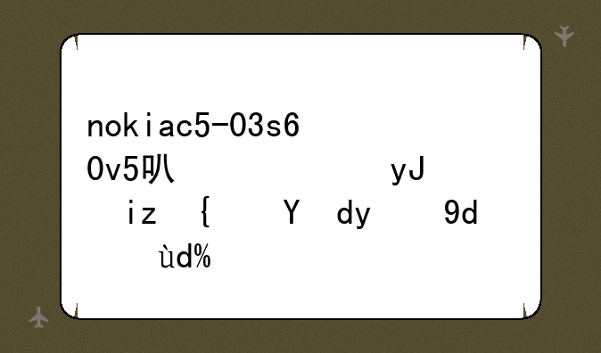 nokiac5-03s60v5可以使用无线网络和GPS吗？