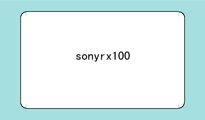 sonyrx100
