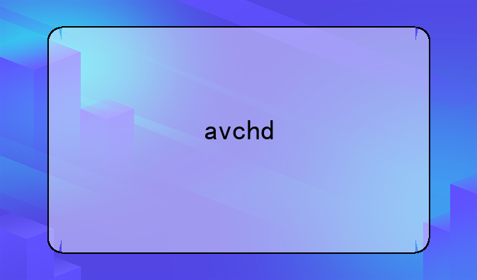 avchd