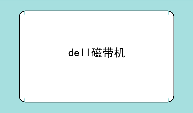 dell磁带机