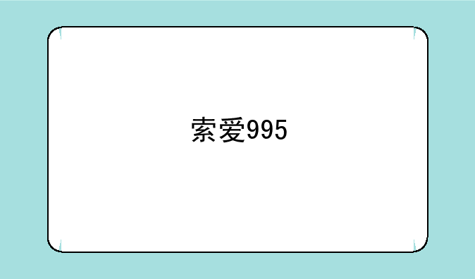 索爱995