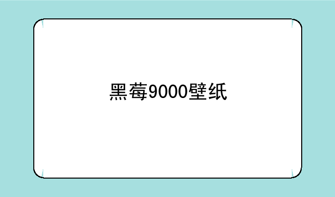 黑莓9000壁纸