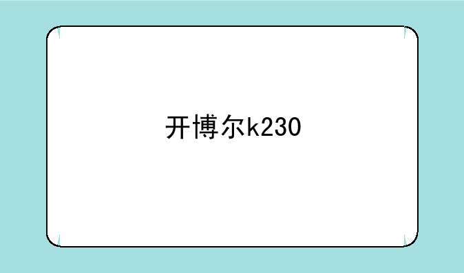 开博尔k230