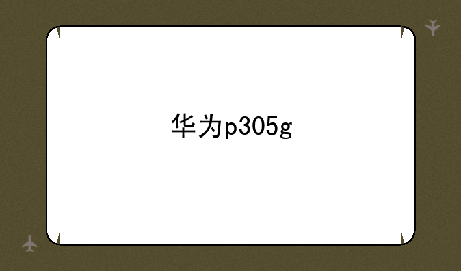 华为p305g
