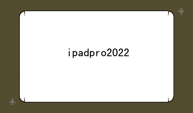 ipadpro2022