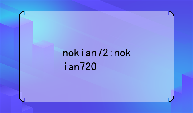 nokian72:nokian720